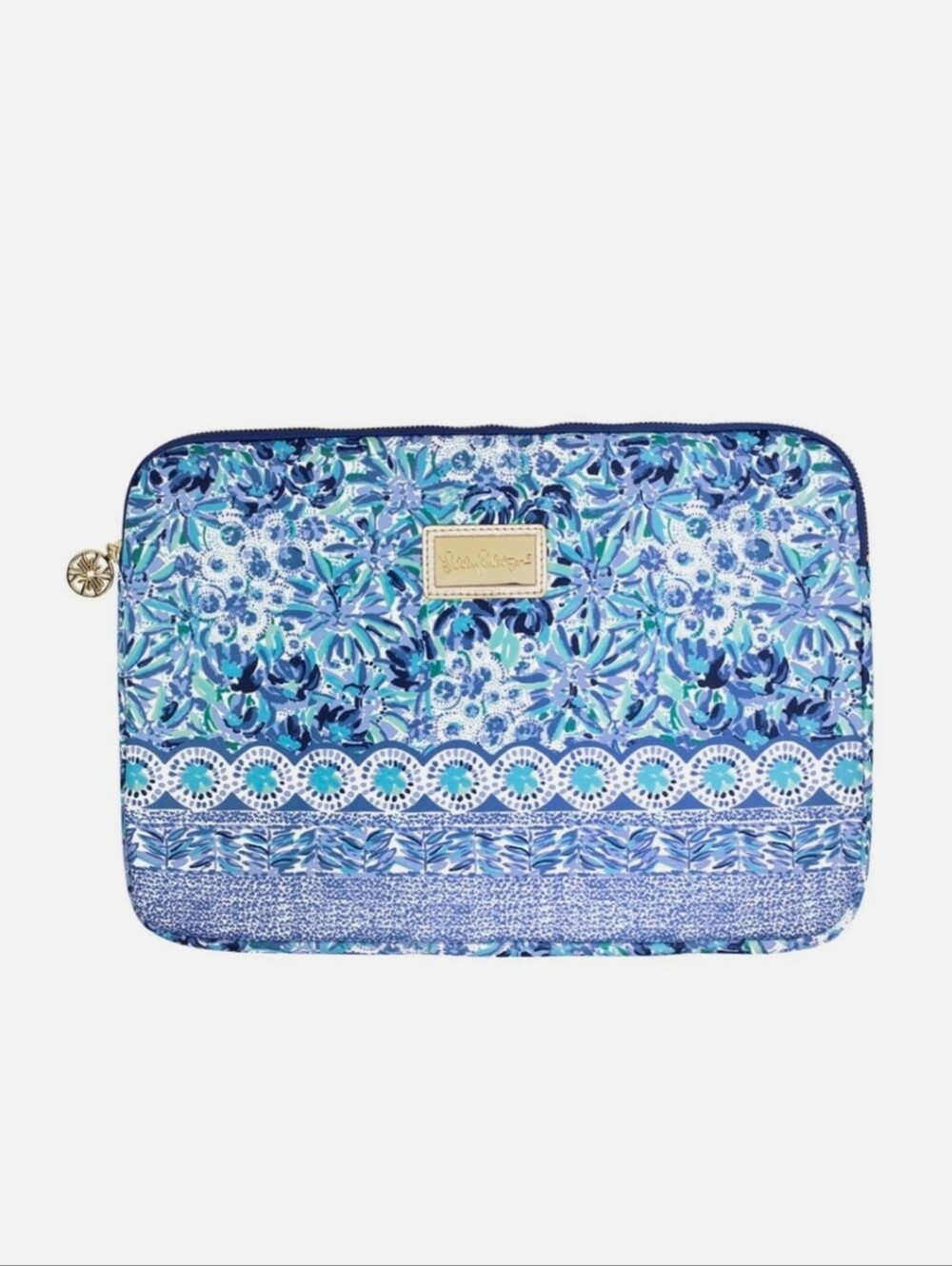 Lilly Pulitzer Laptop Notebook Tablet Sleeve 14x10 Padded Bag High Manetenance